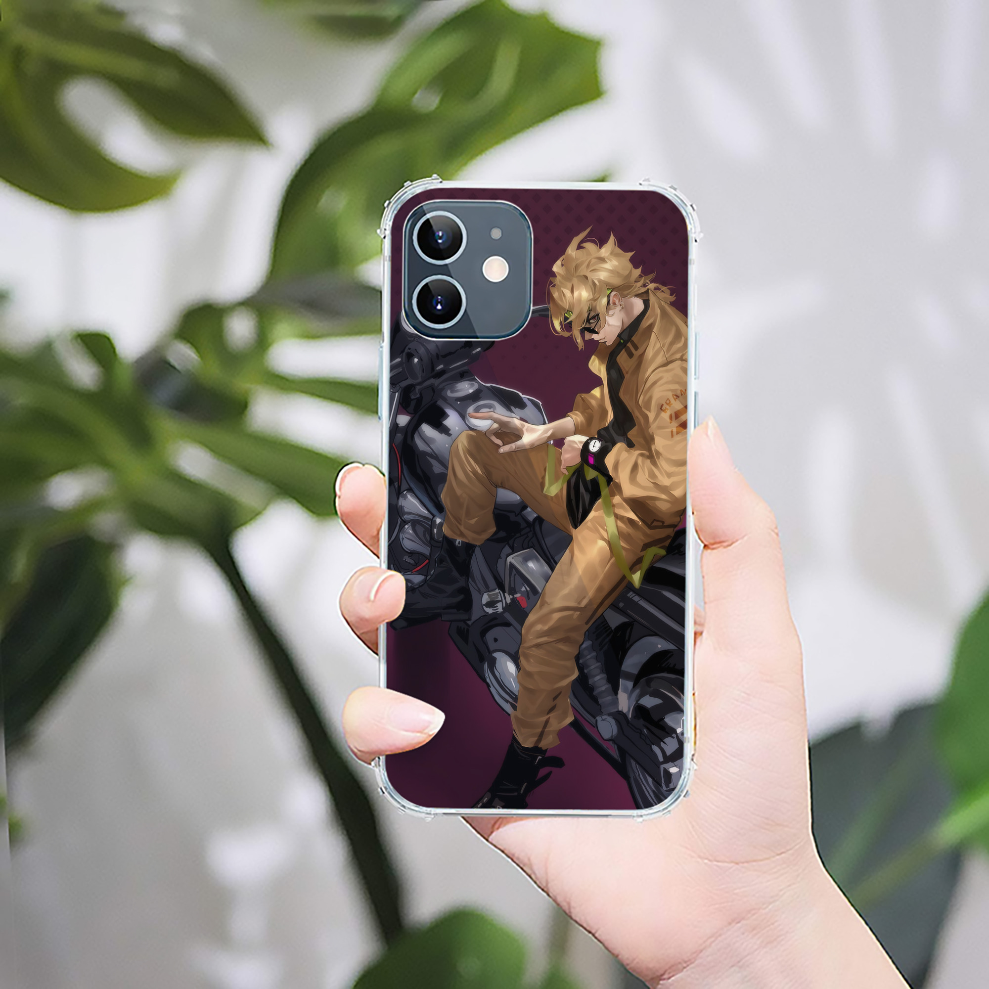 （画像用） ジョジョの奇妙な冒険 JoJo's Bizarre Adventure 【iPhone 12シリーズ対応】透明スマホケース（クリアソフトケース）